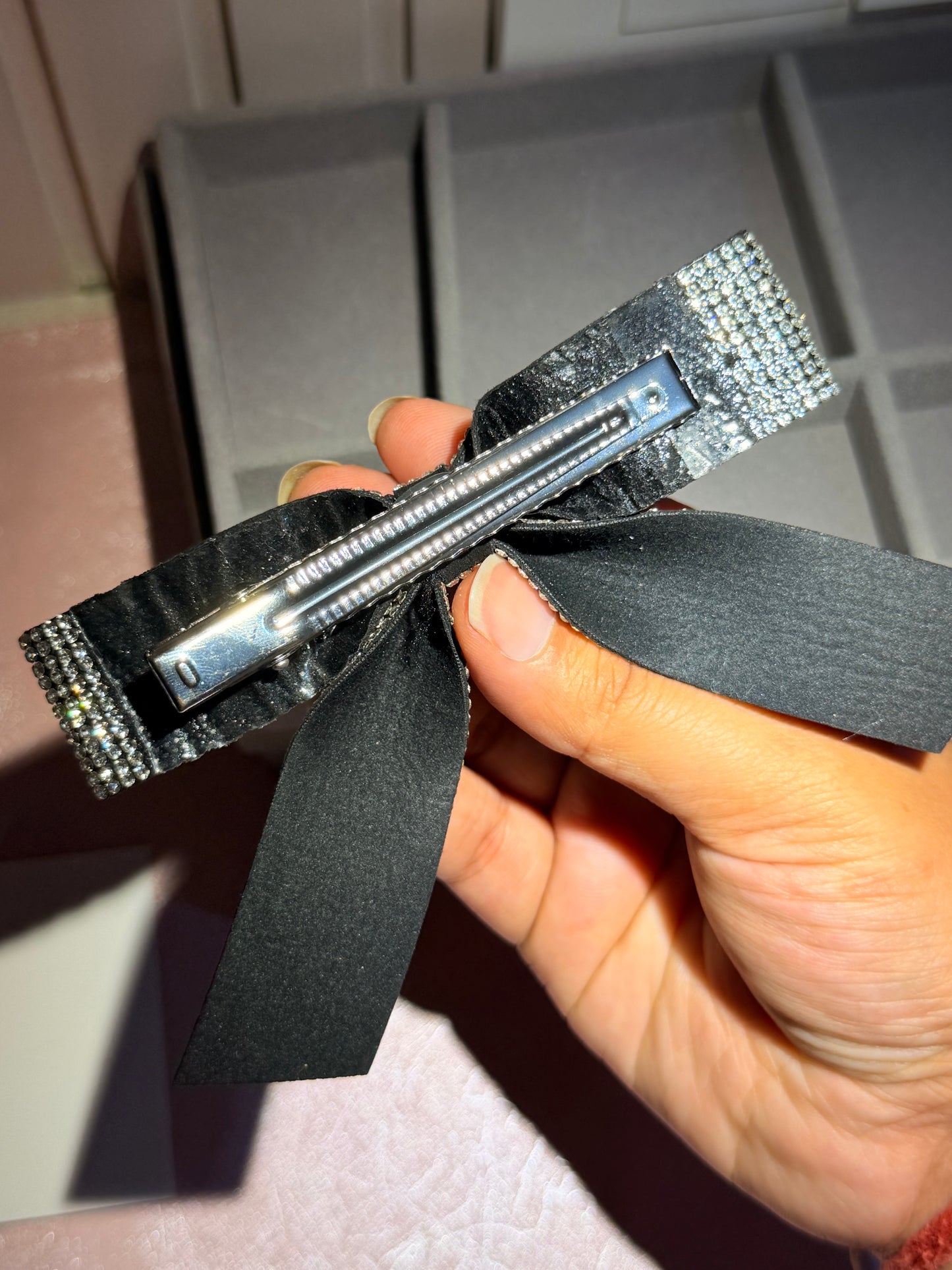 Glam knot bow (Silver)