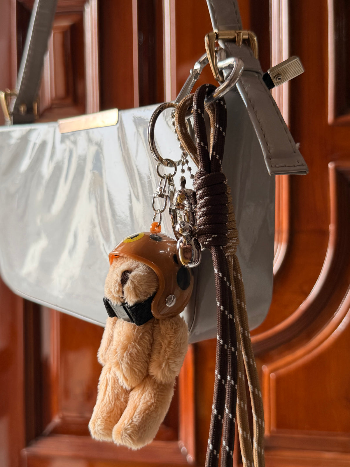 Snuggle Buddy Bear bag Charm