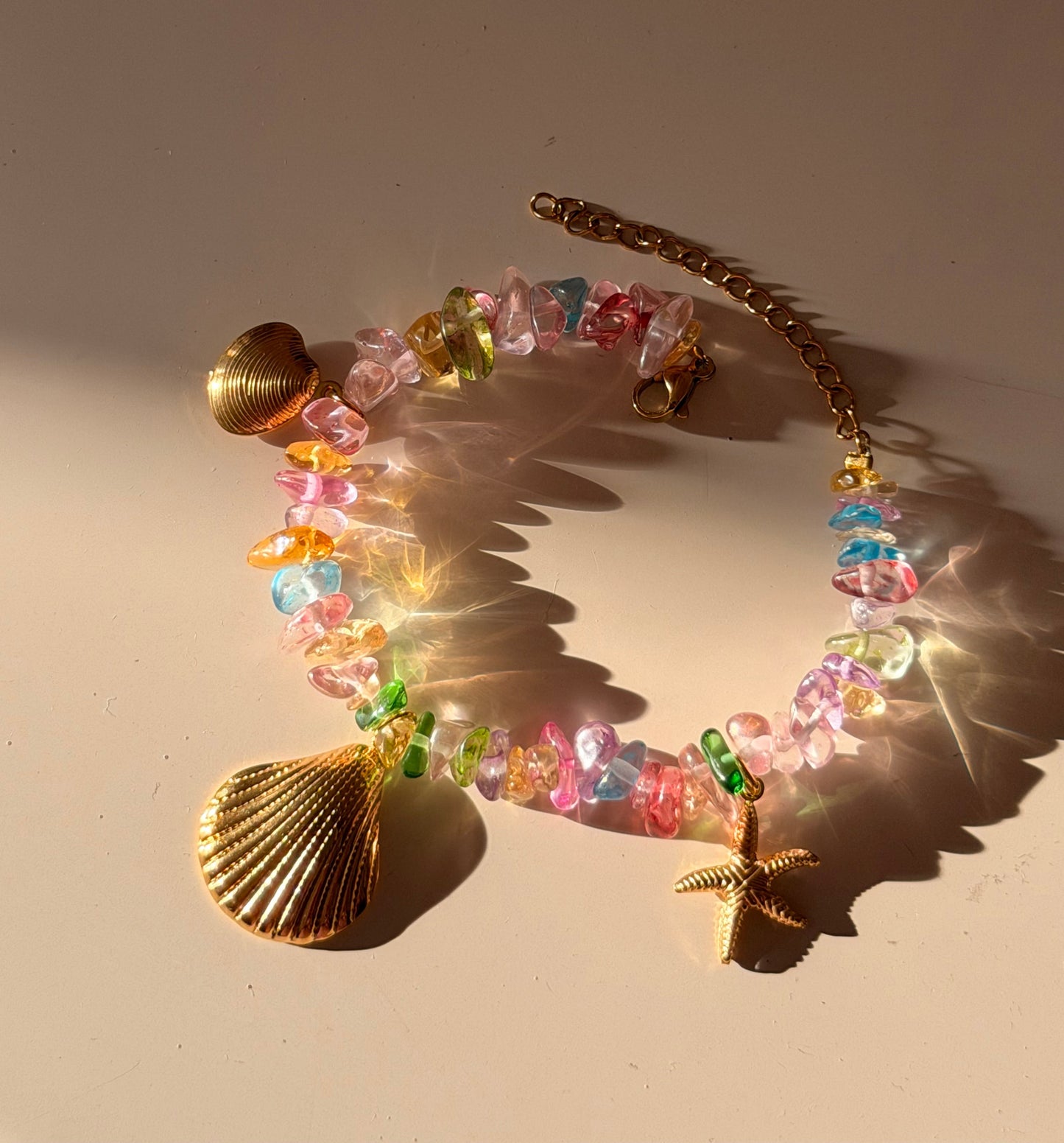 Mermaid glow charm bracelet