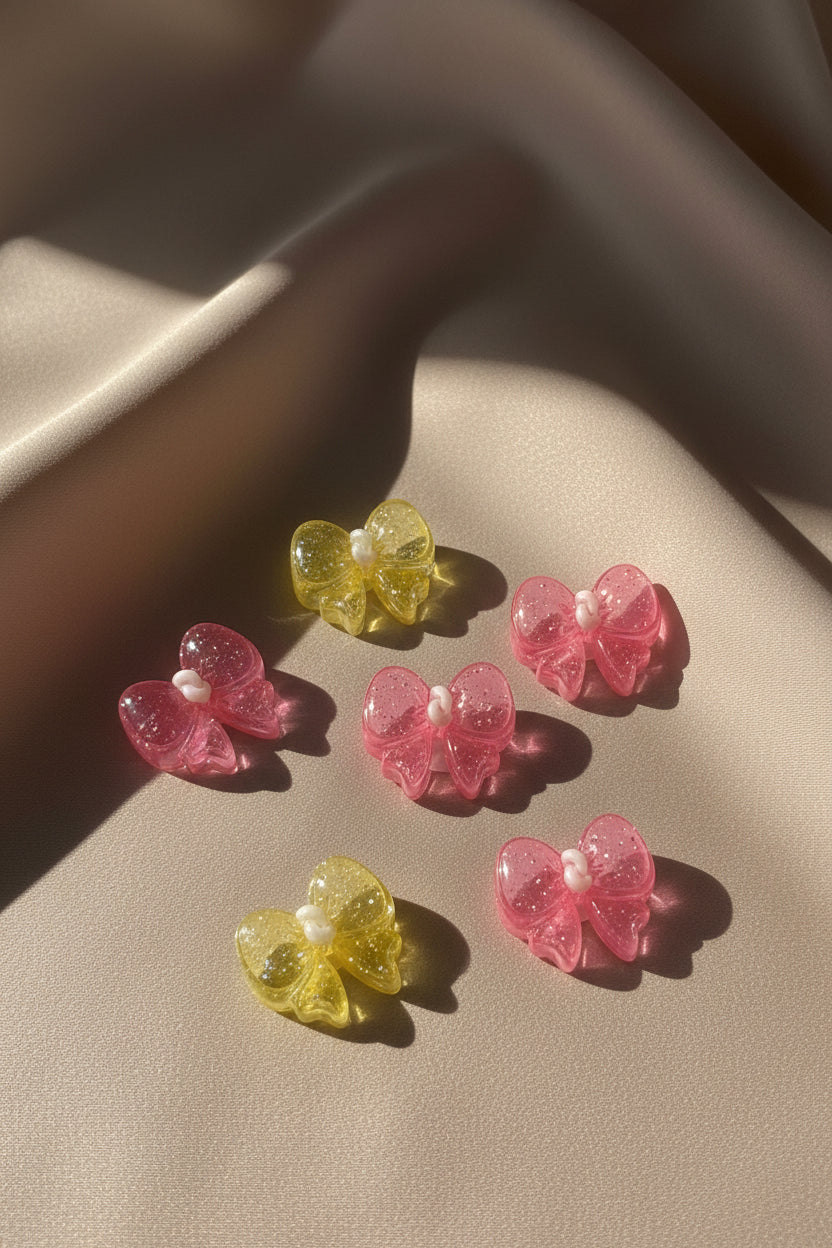 Stickable bow charms (6 pcs)