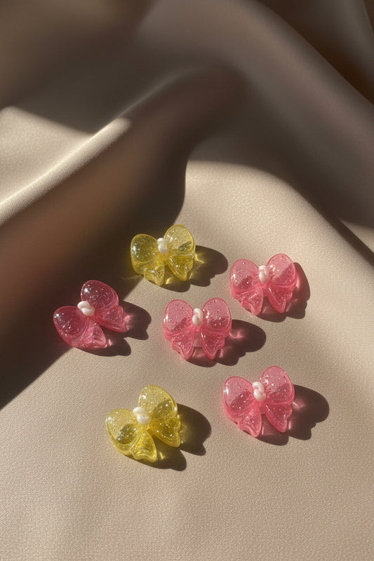 Stickable bow charms (6 pcs)