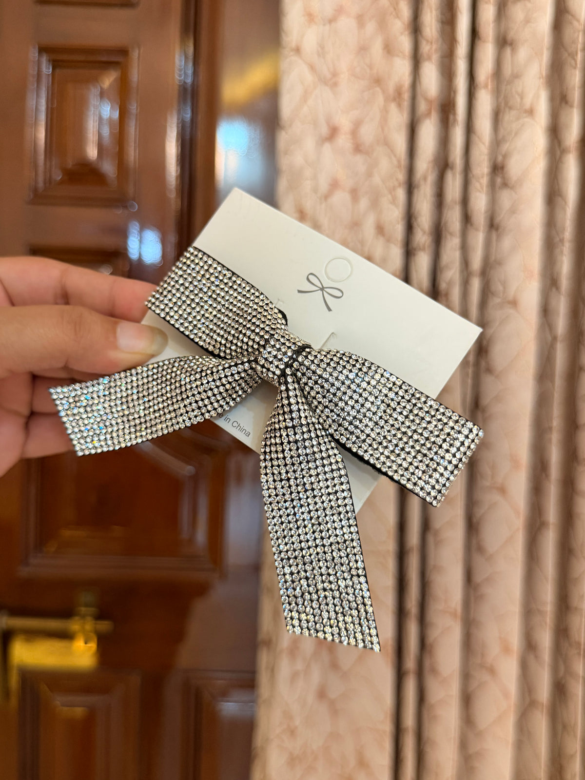 Glam knot bow (Silver)