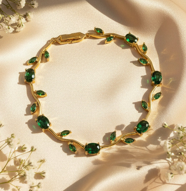 Tulip bracelet (green)