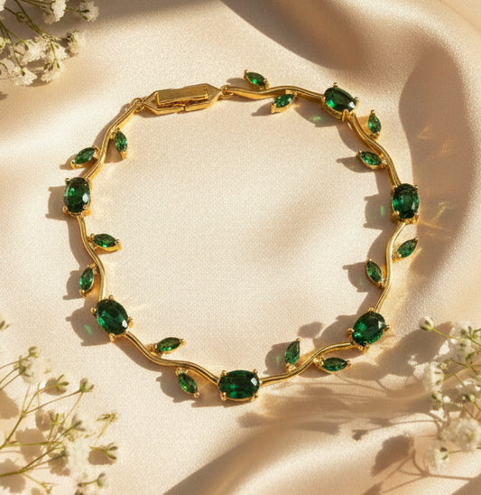Tulip bracelet (green)