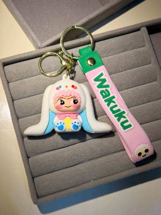 Cute silicon keychain