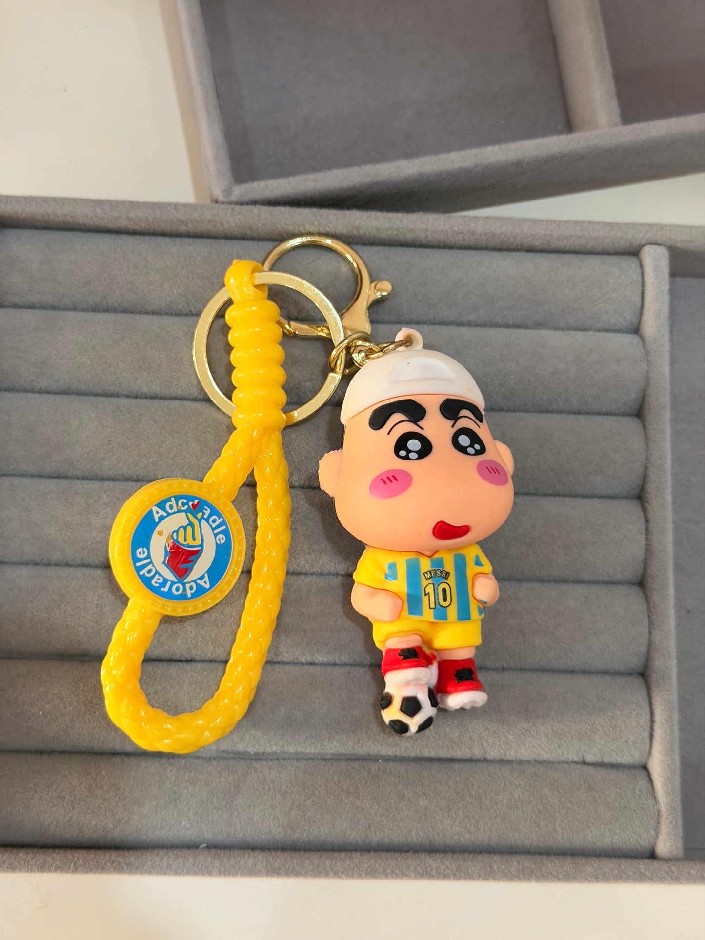 Shinchan silicon keychain