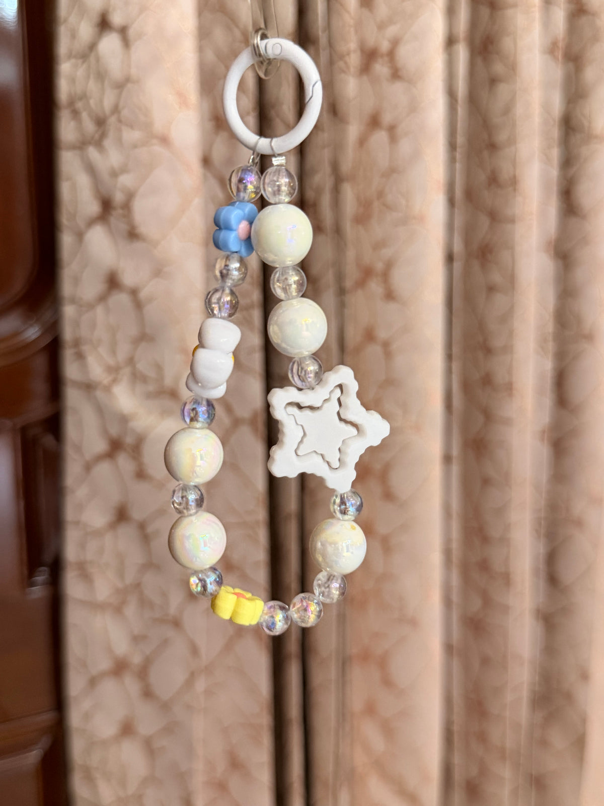Puzzled star bag/phone charm