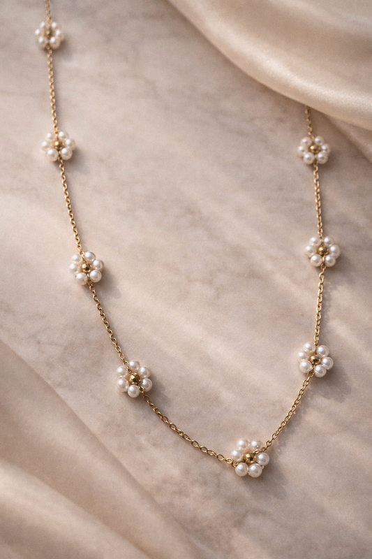 Pearl blossom chain (12 blooms)