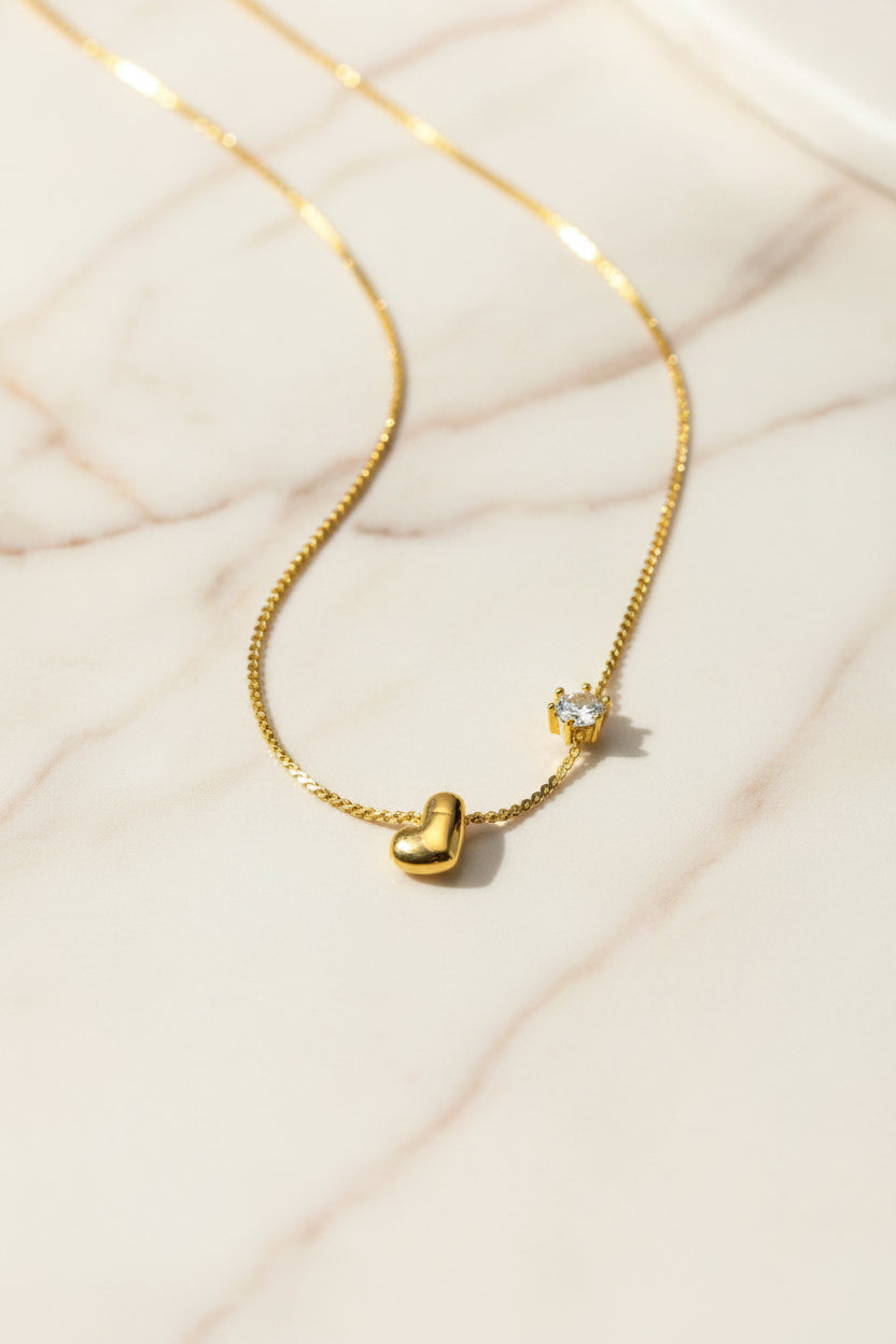 Spark & Heart Charm Pendant
