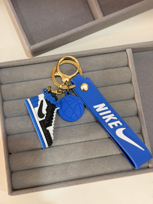 Nike silicon keychain (Blue)
