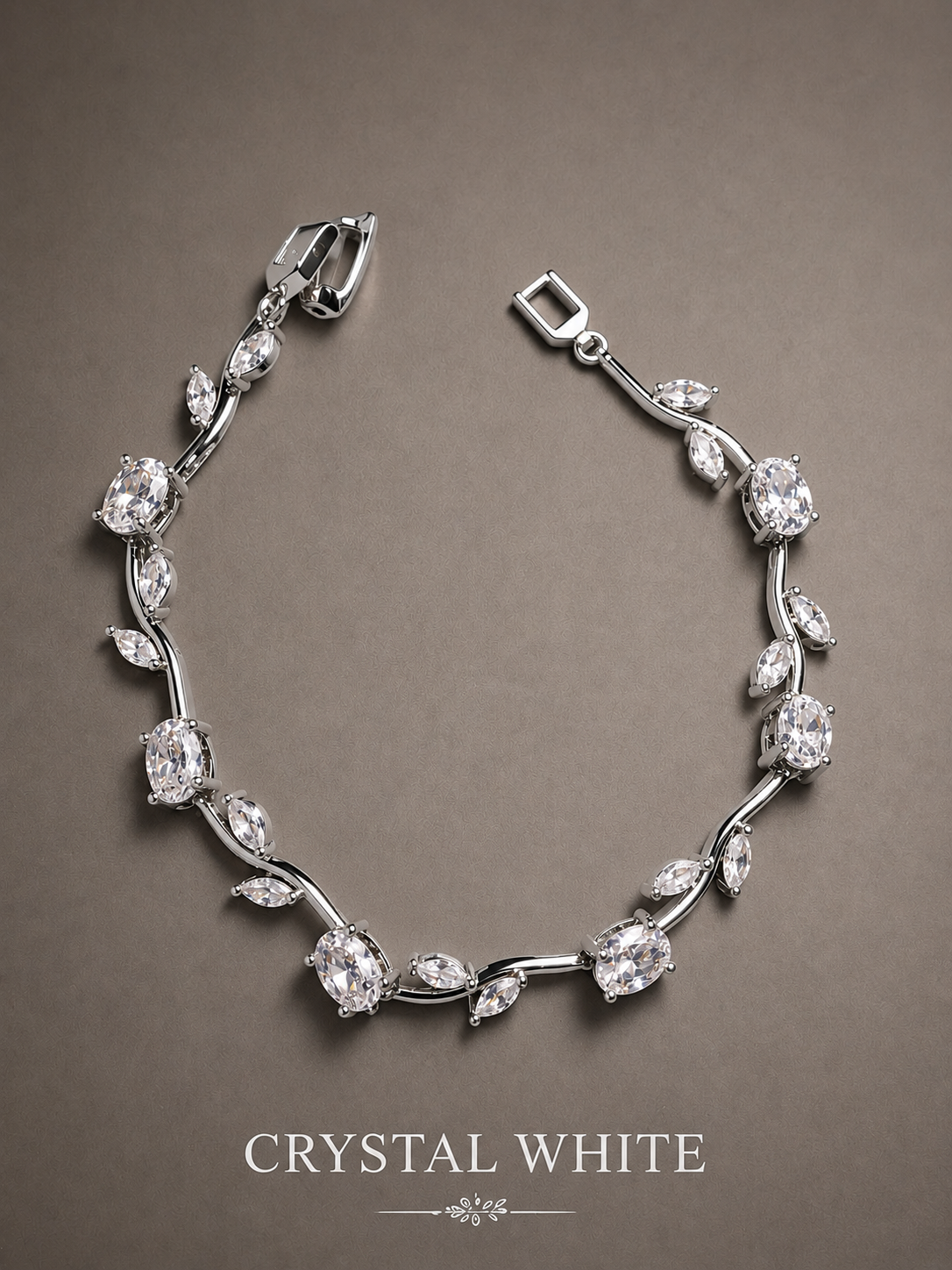 Tulip bracelet (crystal white)