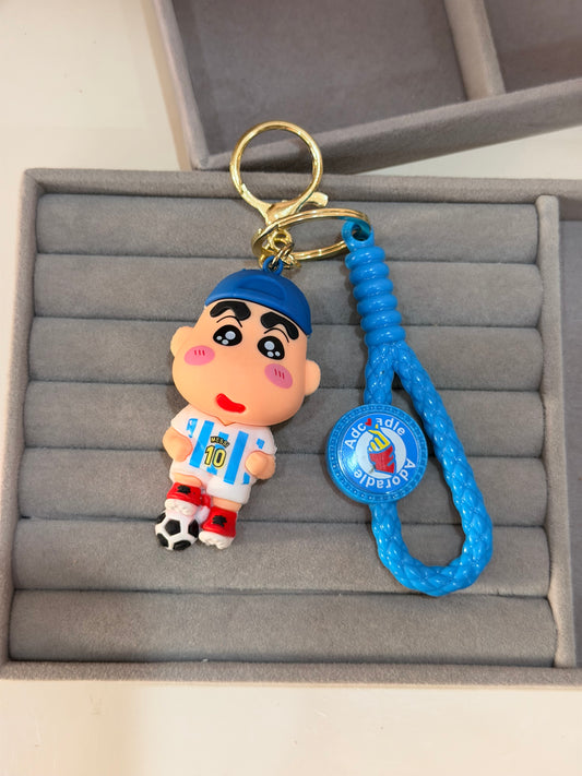 Shinchan silicon keychain