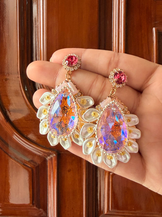 Aurora Pearl Teardrop Earrings
