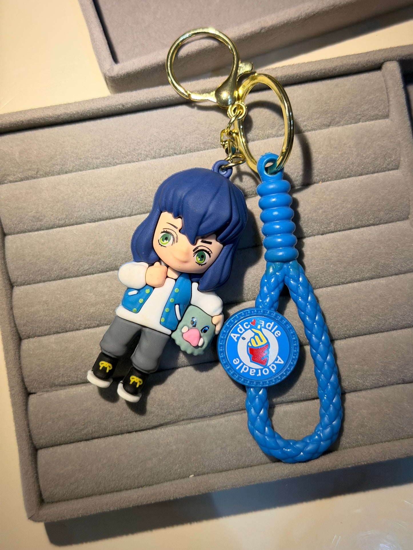 Anime silicon keychain