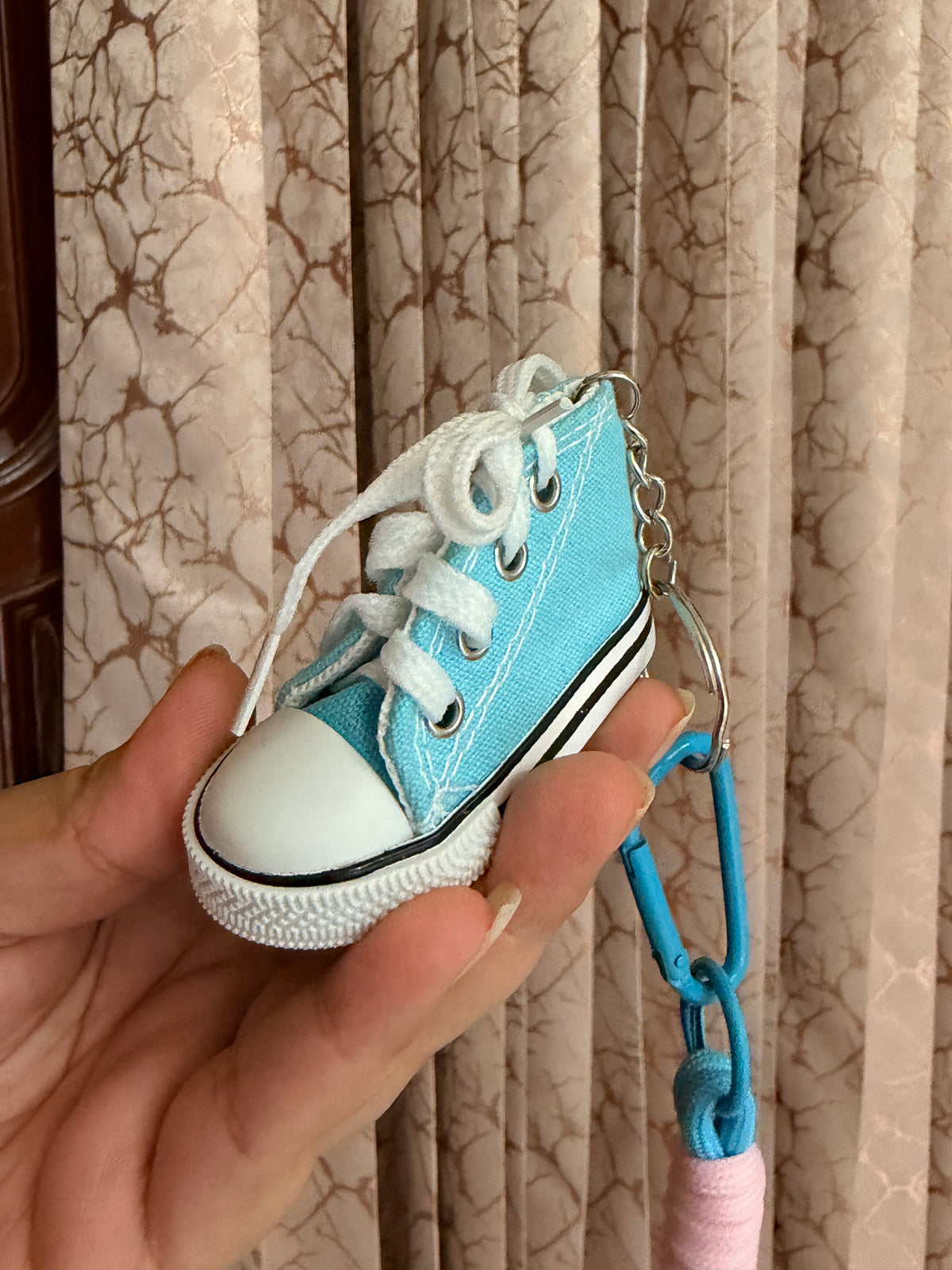 Mini Sneaker & Rope Charm Keychain