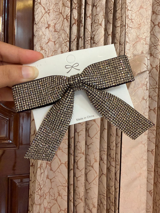 Glam knot bow (black)