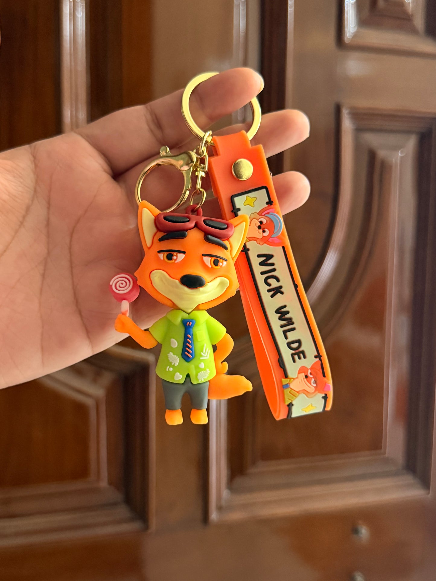 Zootopia silicon keychain
