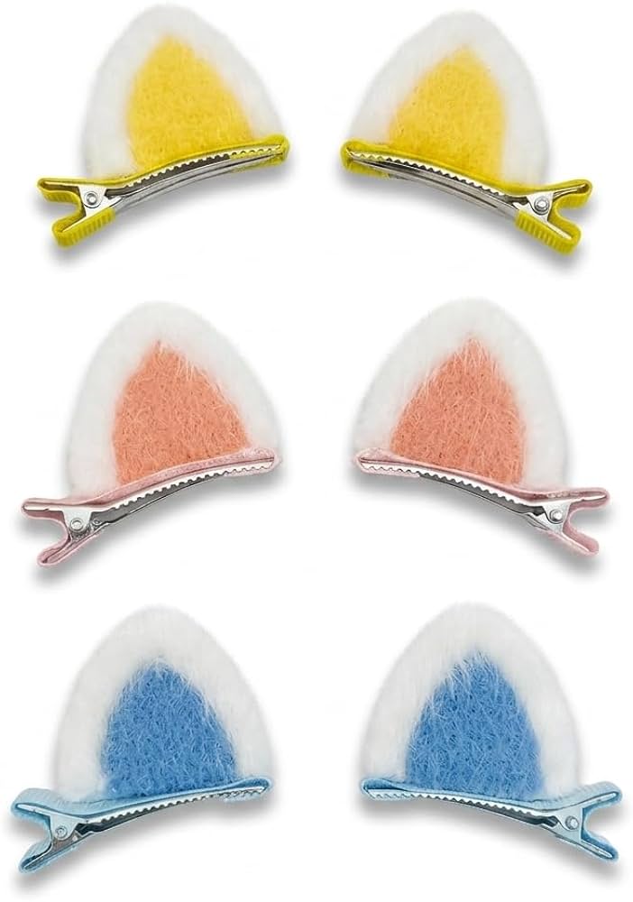 Cat ear hairpin (lavender)