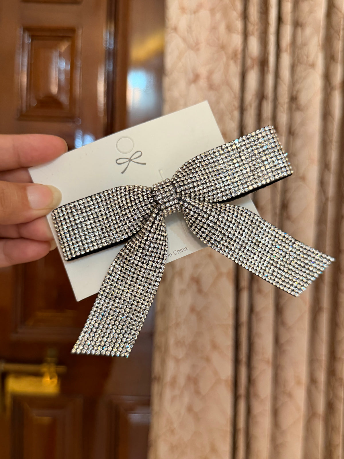 Glam knot bow (Silver)