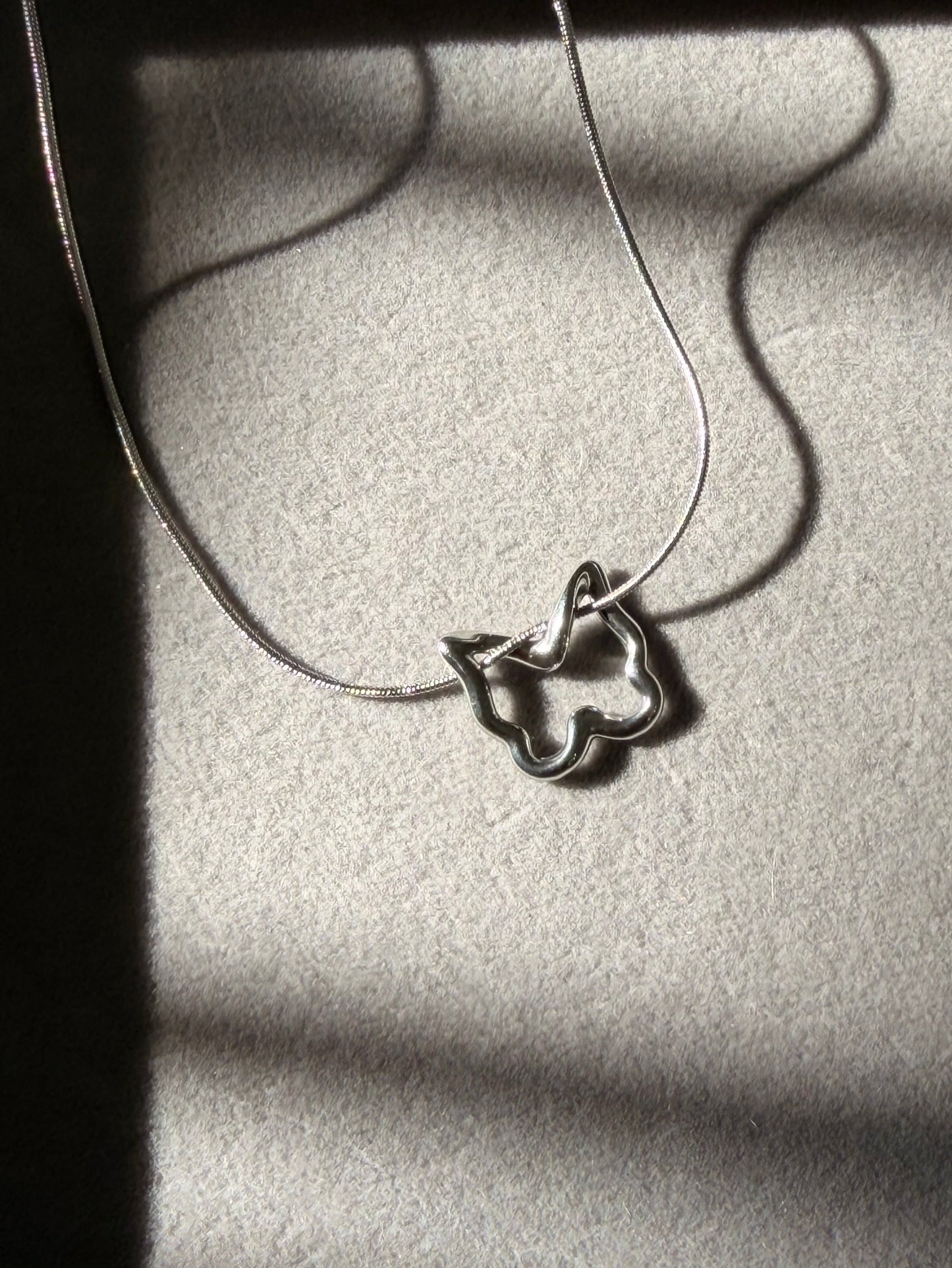 Butterfly Outline Pendant