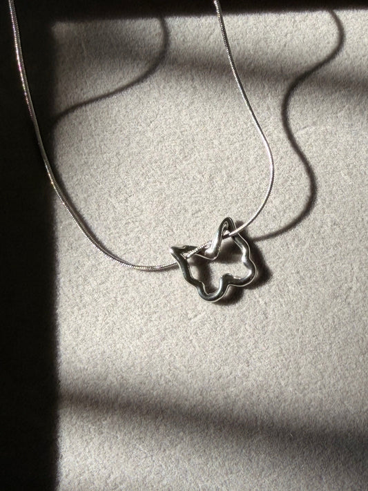 Butterfly Outline Pendant