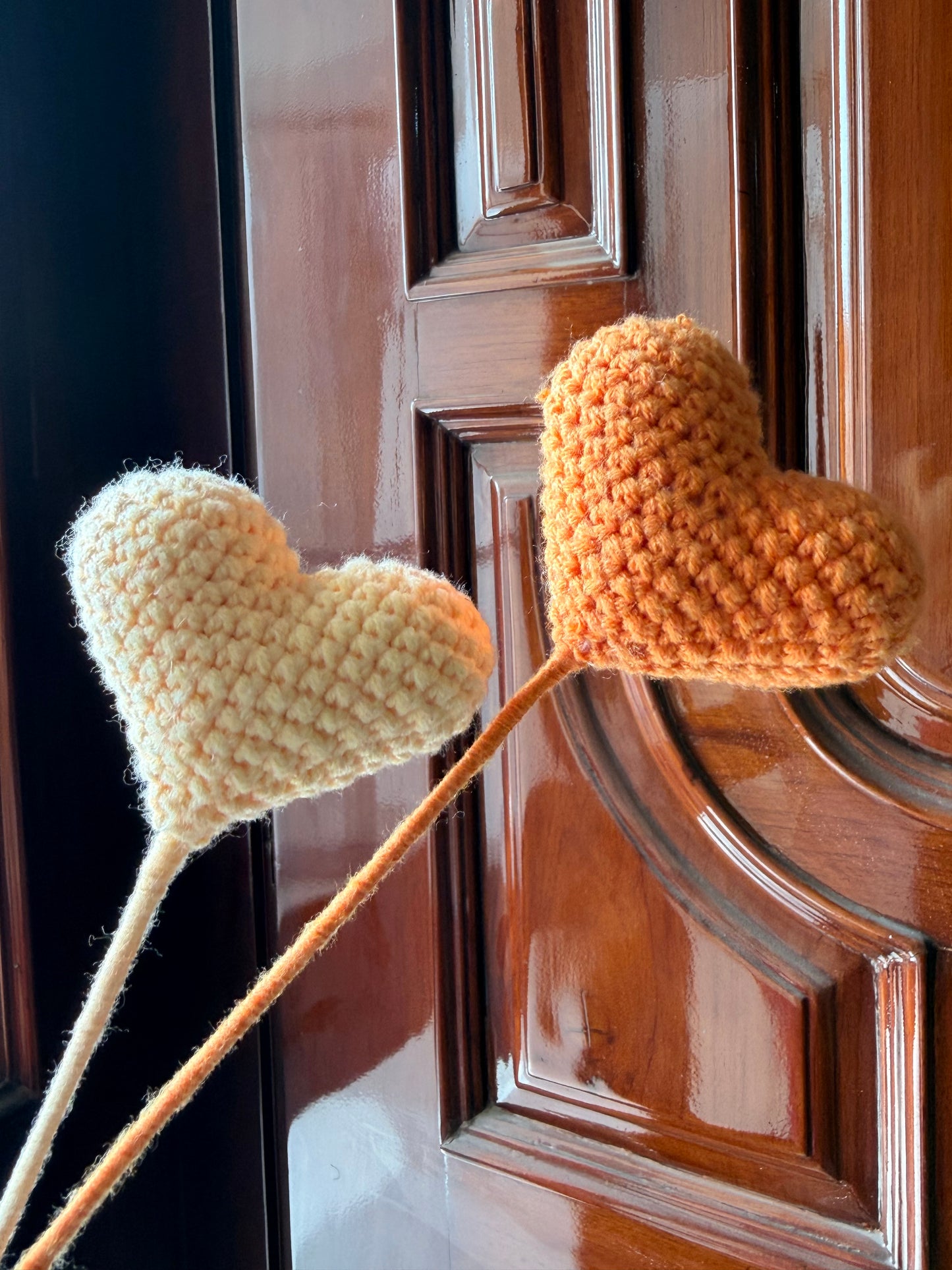 Lil heart crochet stick