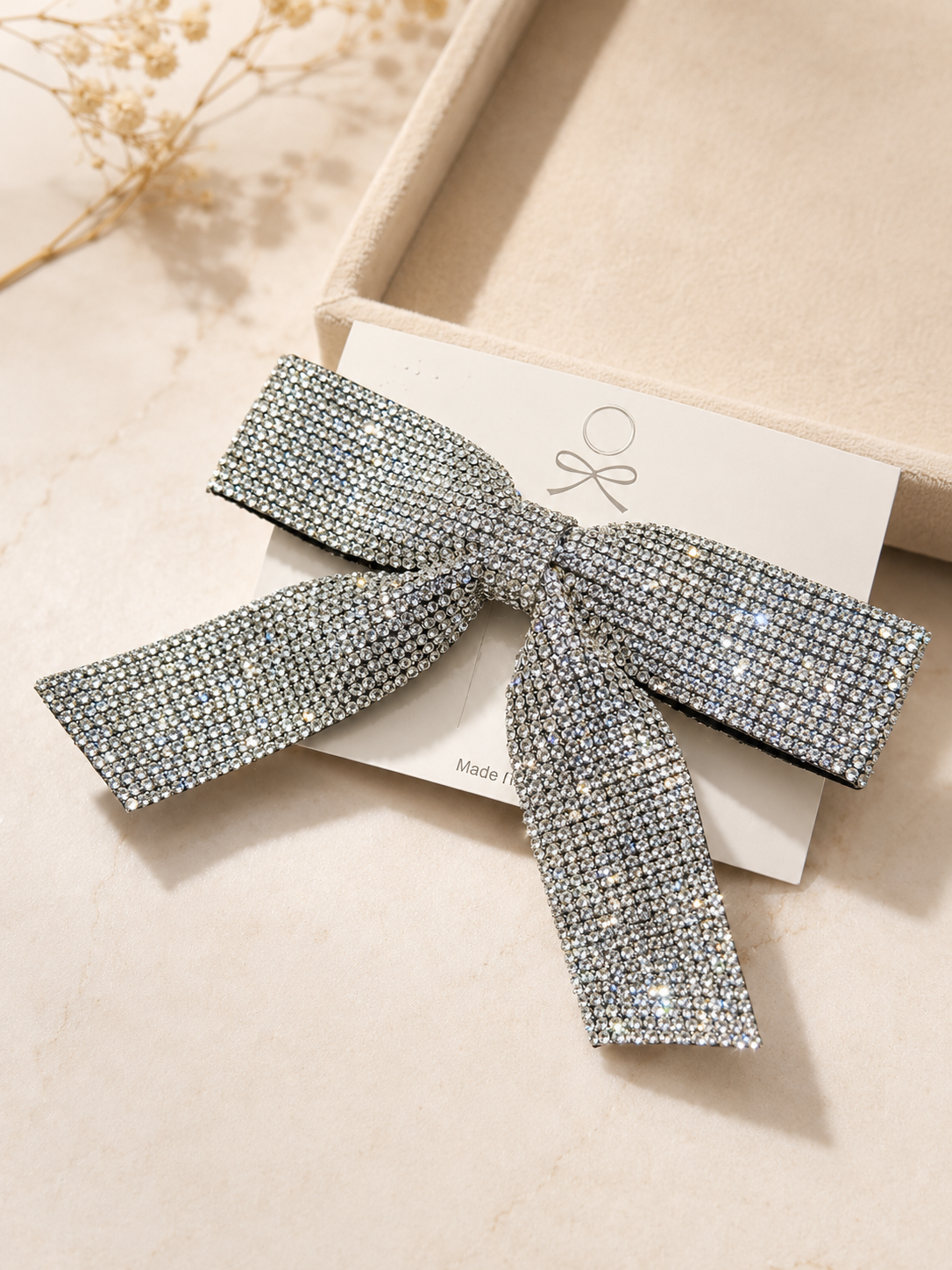 Glam knot bow (Silver)