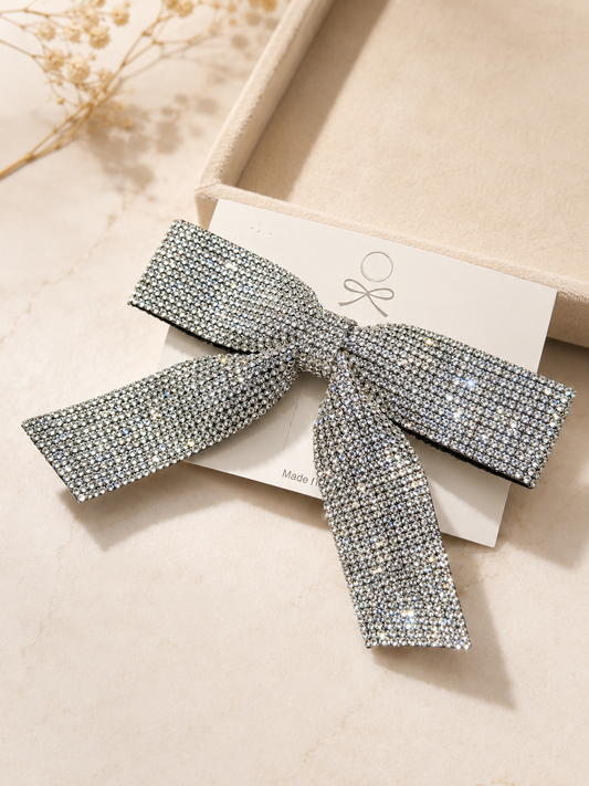 Glam knot bow (Silver)