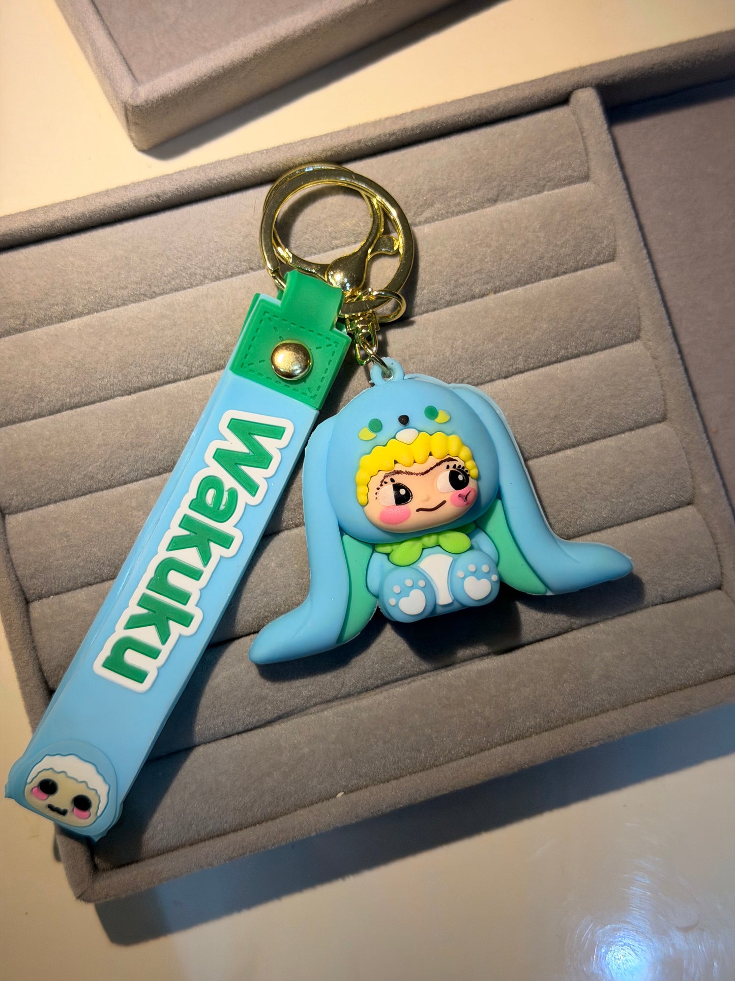 Cute silicon keychain