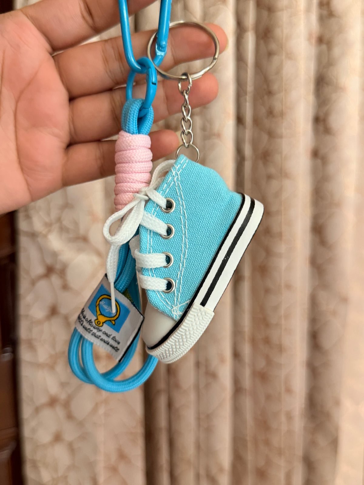 Mini Sneaker & Rope Charm Keychain