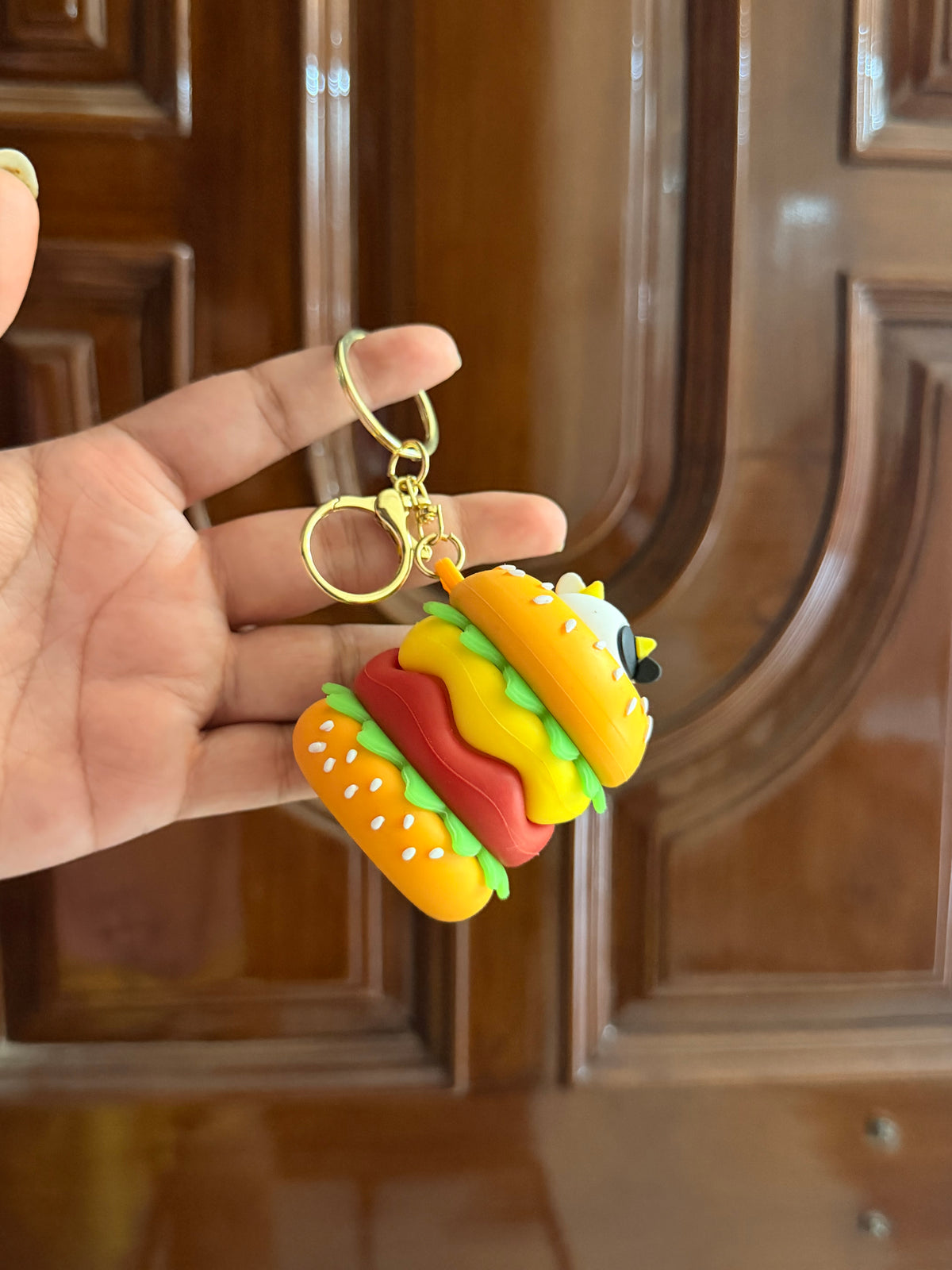 Squeeze me burger charm