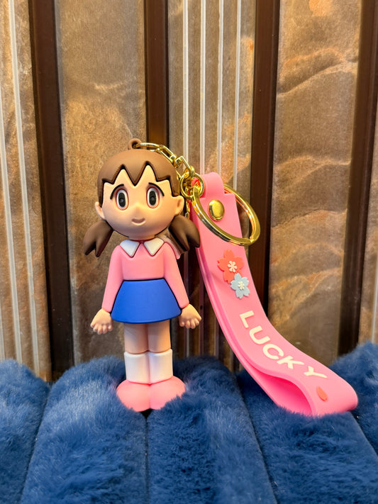 Shizuka silicon keychain