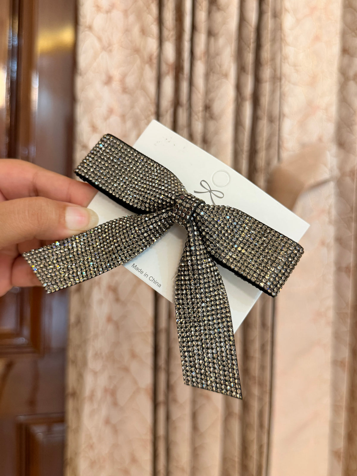 Glam knot bow (black)