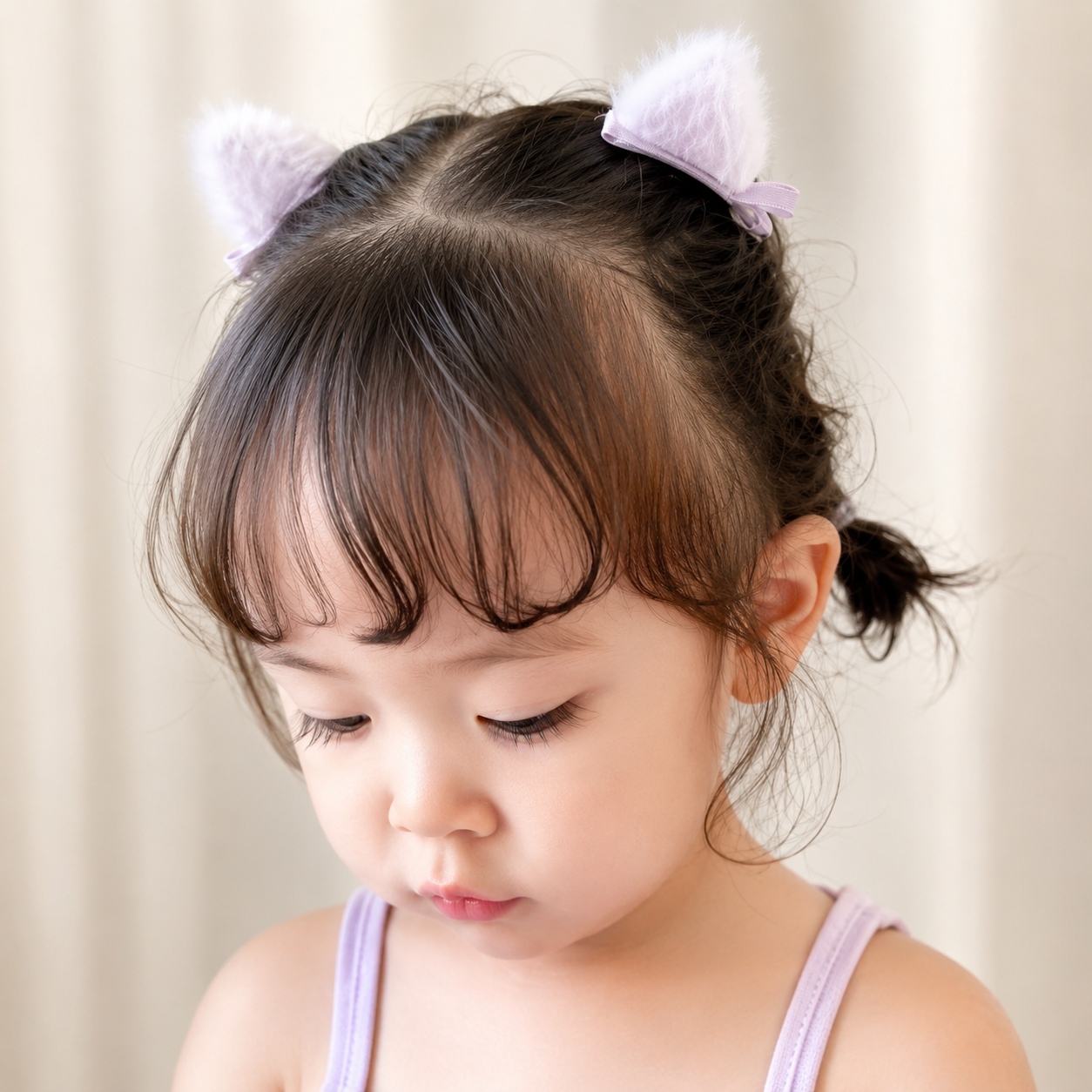 Cat ear hairpin (blue)