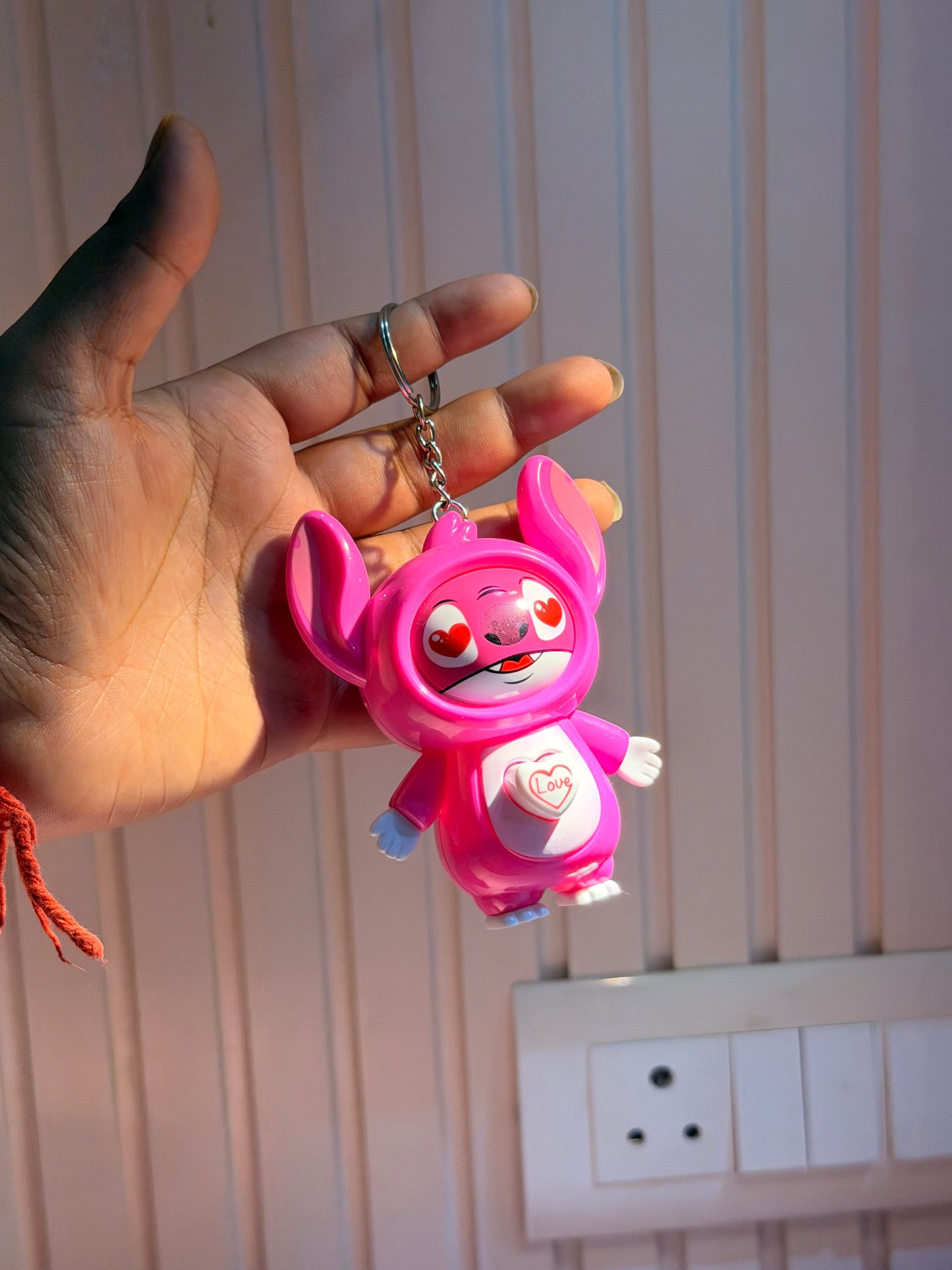 Stitch face changing keychain