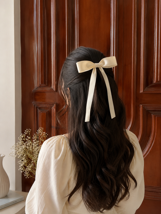 Luxe Long-Tail Satin Bow