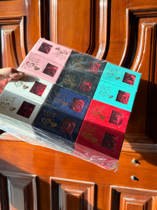 Single rose ring box