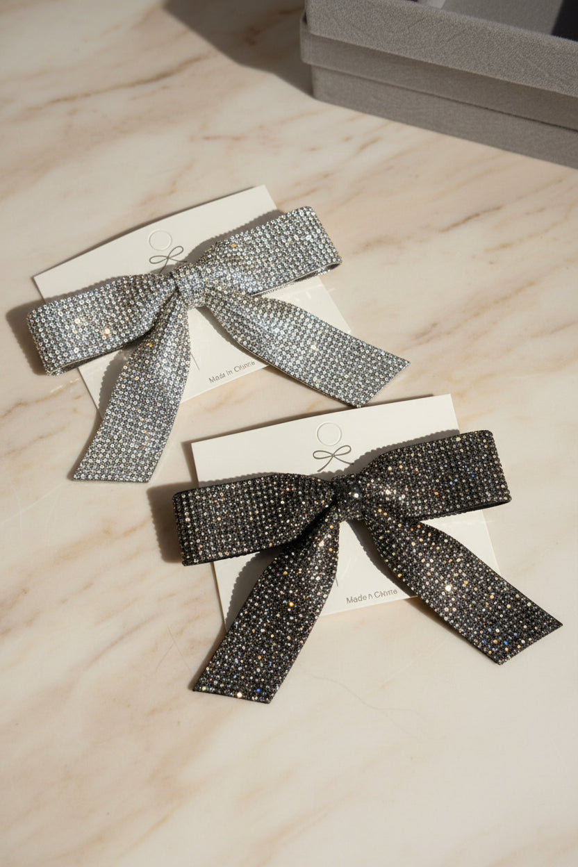 Glam knot bow (Silver)
